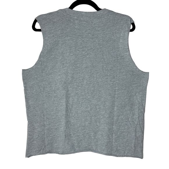 Sandrine Rose Sid & Monroe Love You To Death Gray Muscle Shirt Women Medium NWT - Picture 3 of 9